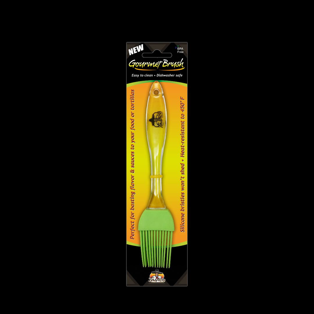 The gourmet brush makes easy work of spreading the perfect amount of sauce for your tacos.